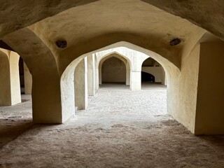 Inside the Historic 16th century Golconda Fort from Hyderabad, India