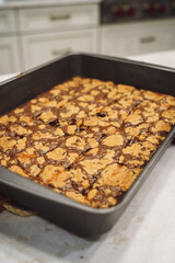 Cookie Brownies in a Baking Tray 2