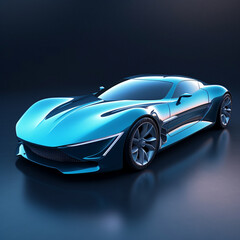 Fototapeta na wymiar Future Concept Car 