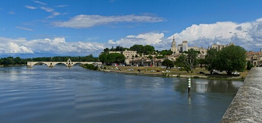 Fototapeta na wymiar Avignon, May 2023: Visit the magnificent city of Avignon in Provence