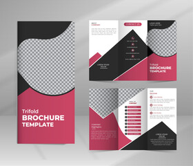 Business Brochure and Company Profile and Creative Trifold Brochure Modern Design