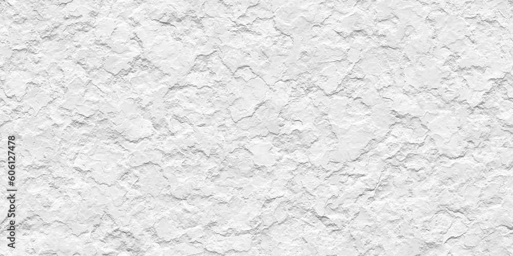 Aufkleber seamless rough white plaster wall transparent background texture overlay. abstract painted stucco or