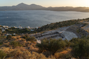 Ancient Roman theater on Milos Island