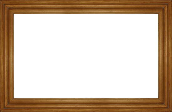 Brown wooden frame