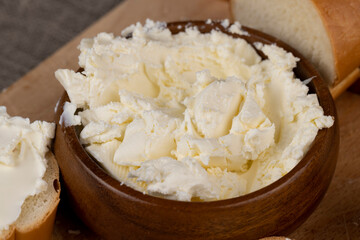 fresh soft cheese for cooking different types of food