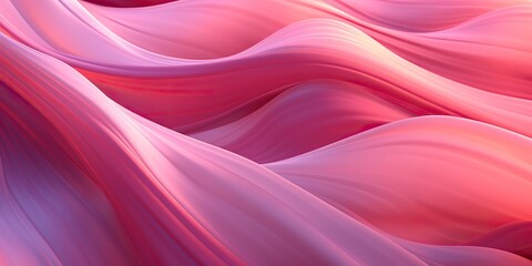 Obraz premium Abstract pink swirling background, generative ai