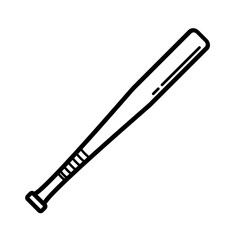 baseball bat  -vector icon