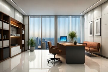 most beautiful desktop, room, office room, and interior designs Generative Ai technology