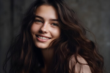 Naklejka premium Schönheitsprodukte, Haar, Versprechen, Ergebnis, Model