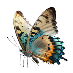 Fototapeta na wymiar butterfly on a transparant background, PNG, Generative Ai