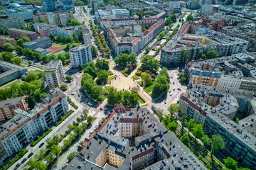 Foto auf Acrylglas Paris city aerial view