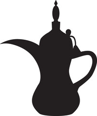 coffee pot arabic icon - 606150896