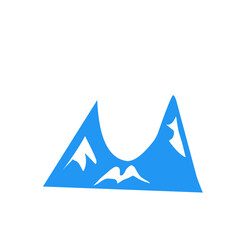 mountain vector silhouette