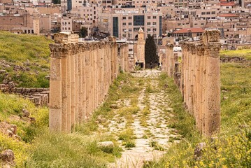 Jerash Jordan Roman Columns