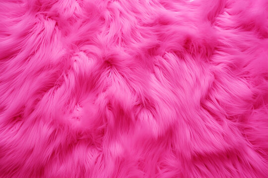 hot pink Fur background Generative AI
