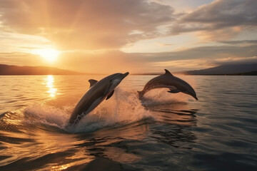 Playful Dolphins