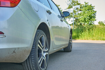 car in the park