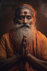 Guru Purnima: Honoring the Spiritual Teachers and Gurus with Reverence. AI Generated