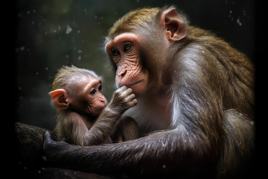 Monkey Feeding Time