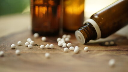 homeopathy - homeopathic medicine bottles
