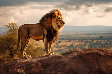 Obraz na płótnie Canvas Majestic Lion