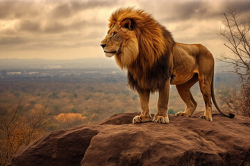 Obraz na płótnie Canvas Majestic Lion