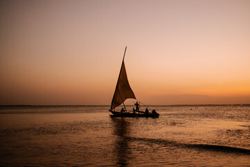 Fototapeta na wymiar Sunset Sansibar
