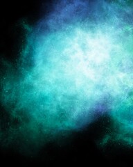 Turquoise background as space for design