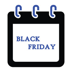 Black Friday Date Icon