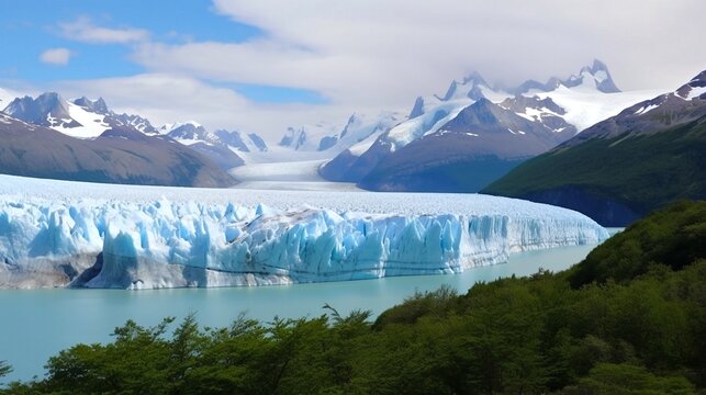 perito moreno glacier argentina generative ai