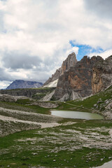 Tre Cime Di Lavaredo national park, Italia, Dolomites