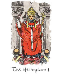 Occultism Paintings Of Major Arcana Tarot Cards In Watercolor Style With Card Names Below Symbolizing Archetypes And Aspects Of Human Life