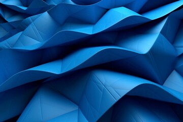 Abstract background of blue tones, modern gradient designs. Ai generated.