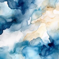 An abstract watercolor painting in soft hues, ideal for a calming and minimalist design