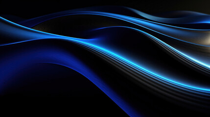 Abstract blue 3D background