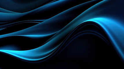 Obraz premium Abstract blue 3D background