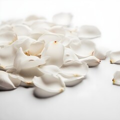 large flower petals on white surface