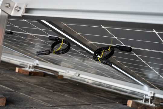 male and female connectors for solar panels