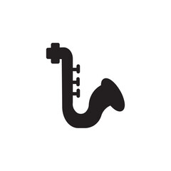 Instrument Music Saxophone Solid Icon