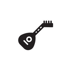 Instrument Lute Music Solid Icon