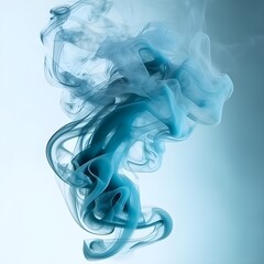 abstract smoke smell vapour background blue