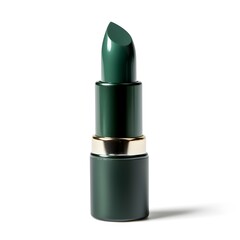 Obraz premium green lipstick isolated on white background
