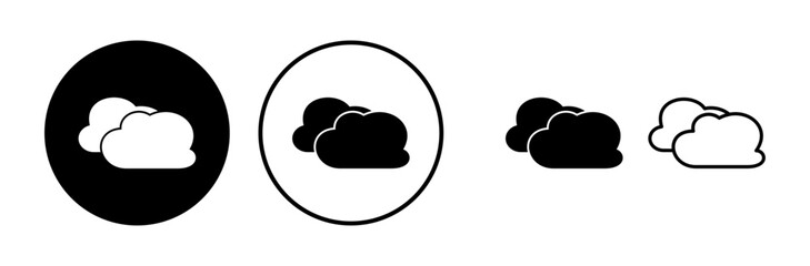 Cloud icon vector. cloud data. cloud services