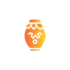 Alcohol Baijiu Chinese Solid Icon