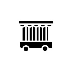Art Cage Circus Solid Icon