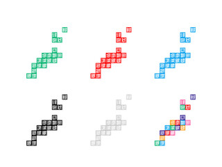 島根県　地図_デフォルメ⑩