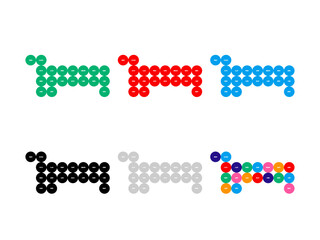 鳥取県　地図_デフォルメ④