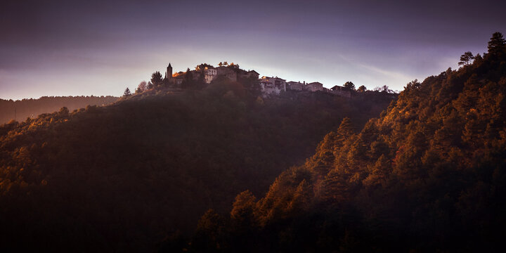 Puesta de sol en el Alt Urgell