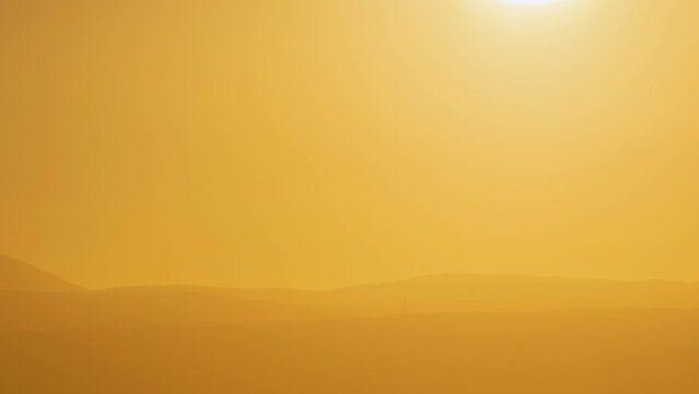 Close Up Golden Sunrise in the High Desert Time Lapse