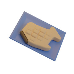 3D Taiyaki Illustration